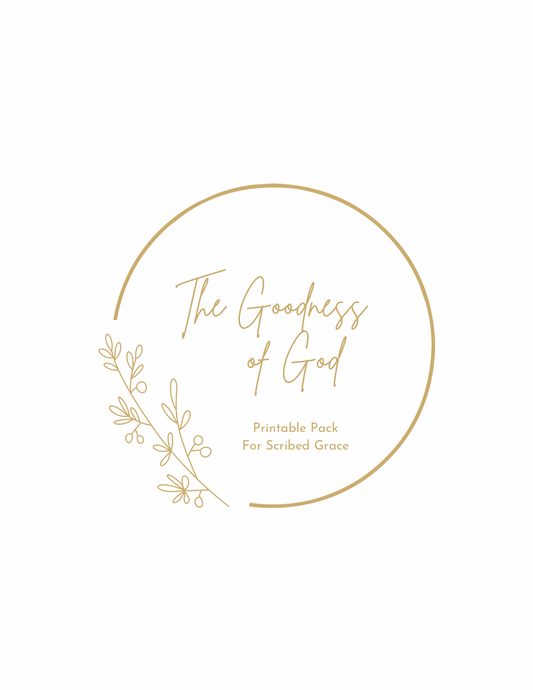 The Goodness of God: A Printable Pack for Cultivating Gratitude and Connection