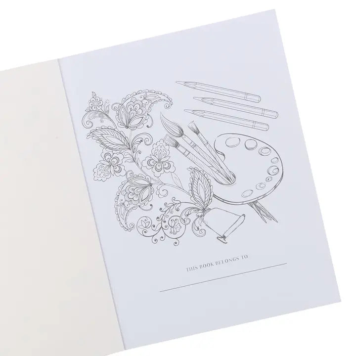 Color the Words of Jesus Adult Coloring Book