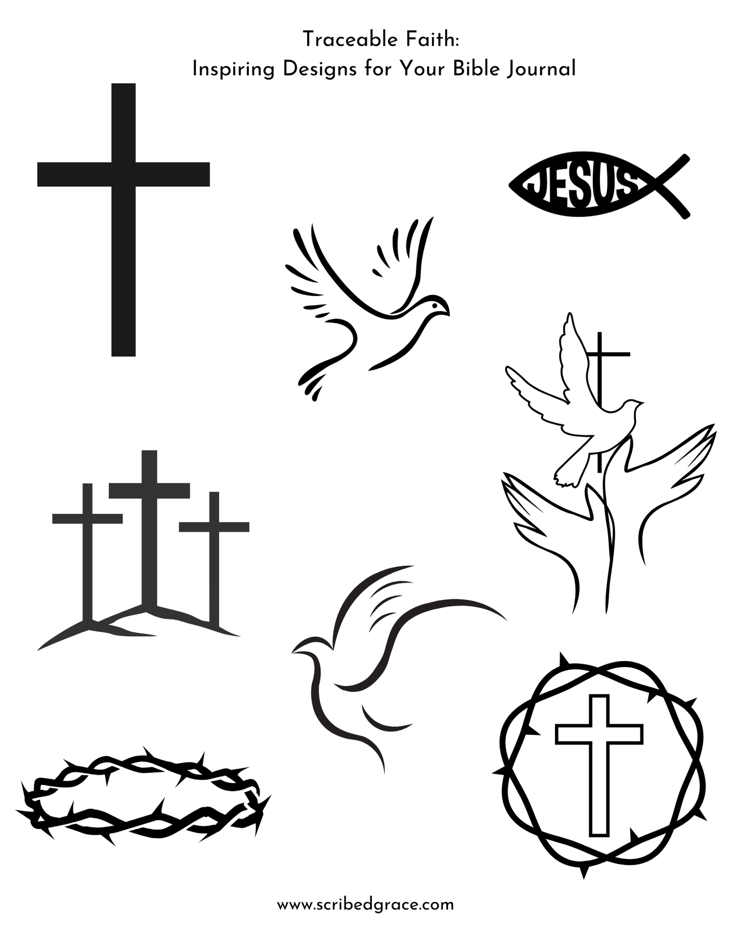 Traceable Faith: Religious Symbols