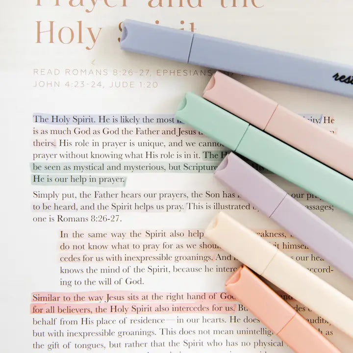 Unleash Creativity in Your Bible Study: Muted Pastel Highlighters!
