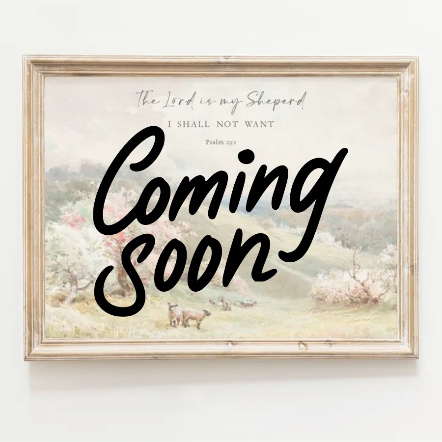 The Lord is My Shepherd Wall Art Print