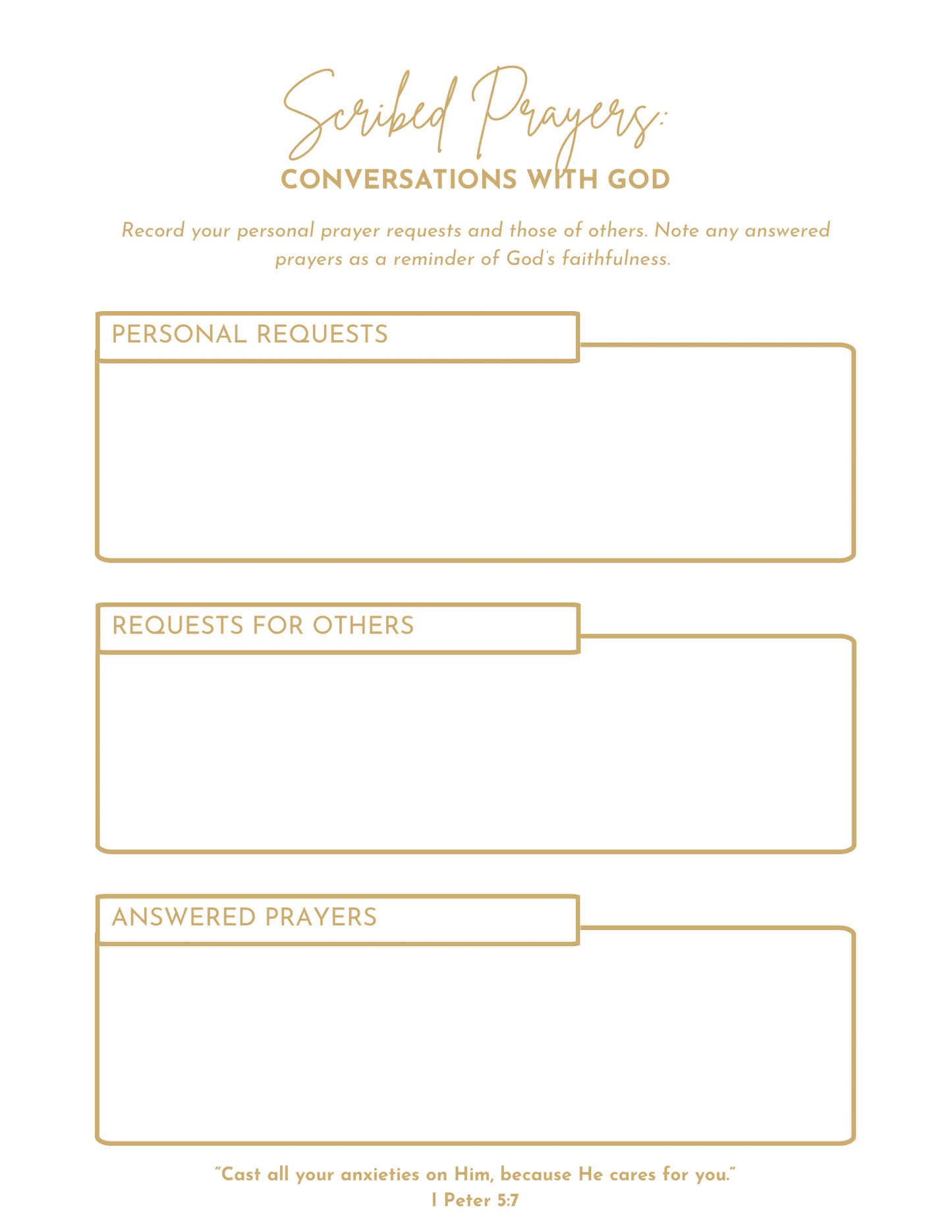 The Goodness of God: A Printable Pack for Cultivating Gratitude and Connection